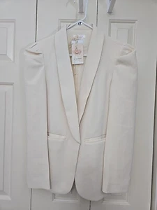 Kirundo Ivory Blazer Sz Small, Machine Washable  - Picture 1 of 10