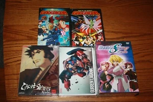 Lot 5 Japanimation Rare Factory Sealed DVD King of the Braves Gaogaigar V 1&2 - Imagen 1 de 5
