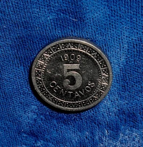 Messico 1909 Nichel 5 Centavos - Foto 1 di 4