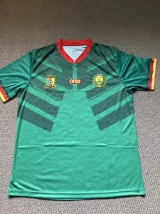 New (without Tags) ONE Cameroun Soccer 2018 Mens Jersey Size XL - Picture 1 of 7