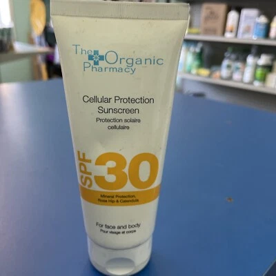 THE ORGANIC PHARMACY ~ CELLULAR PROTECTION SUNSCREEN SPF 30 ~ 3.4 OZ SEALED - Image 1 of 3