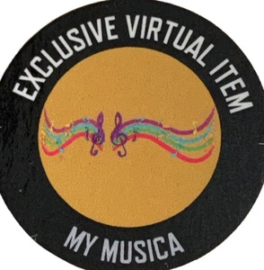 R0BL0X Toy Code My Musica Rainbow Back Wings Rare Accessory Sent Messages - Picture 1 of 1