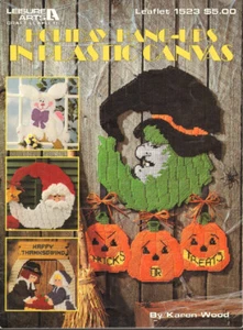 Plastic Canvas, Holiday Hang Ups, Karen Wood, Leisure Arts Leaflet 1523 - Picture 1 of 1