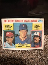 1984 Topps #708 Tom Seaver Steve Carlton Steve Rogers Phillies Mets Expos HOF