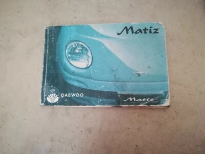 matiz daewoo libretto libro manuale uso e manutenzione utente operativo book  - Immagine 1 di 4
