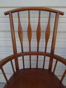 Set 6 Dining Chairs Windsor Duxbury  Colonial Country Farm Birdcage Turned of 8