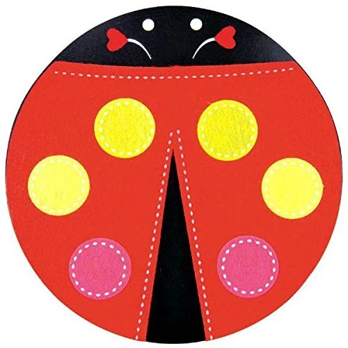 Ladybug Lady Bug Insect Animal Kids Birthday Party Felt Novelty 3D Invitations - Image 1 of 1