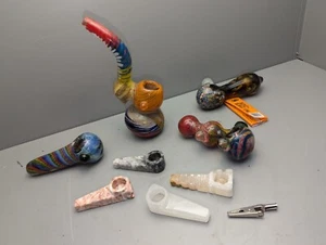 Gorgeous Bowl Collectible Handmade Pipes Assortment - Picture 1 of 5
