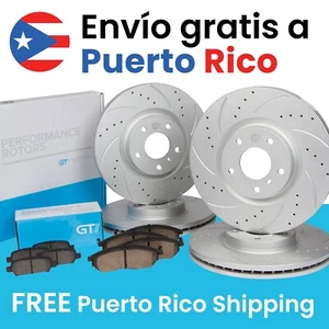 [Delanteros y Traseros] Rotores de freno y pastillas para Honda Civic Si 12-15 - Picture 1 of 8