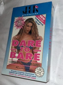 1994 Hot Shots Dare to Bare Scratch Off Cards Wax Box 36 Packs RARE SEALED NOS - Picture 1 of 6