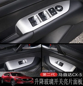 Window Lift Panel Cover Trim For Mazda cx5 Accessories 2017 2022 Left Hand Drive - Picture 1 of 7