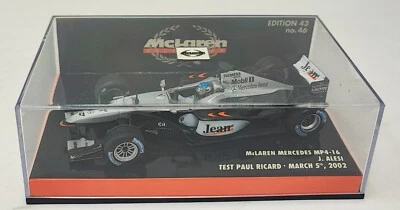 Minichamps 1:43 McLaren MP4-16 Test Paul Ricard 2002 Jean Alesi Diecast Model - Image 1 of 4