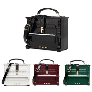 Bolso bandolera de noche de fiesta con caja de piano para mujer - Imagen 1 de 15