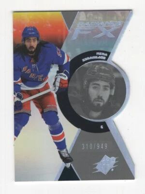 2023-24 UD SPx HOCKEY RADIANCE FX MIKE ZIBANEJAD 310/949 NEW YORK RANGERS - Image 1 of 2