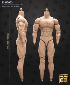 23Toys 23-BD003 1/6 Muscular Male Action Figure Body, Similar to WorldBox AT027 - Picture 1 of 1