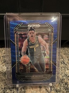 KEYONTE GEORGE RC 2023 PANINI PRIZM DRAFT PICKS /125 BLUE SP BAYLOR JAZZ