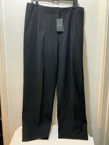 Giorgio Armani wide-leg wool-blend trousers size 50/ us size 14 Retail For $1025 - Picture 1 of 10