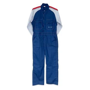 Vintage JDM Japan MMC Mitsubishi Motors Car Plaza Coveralls Tsunagi Blue - Picture 1 of 12