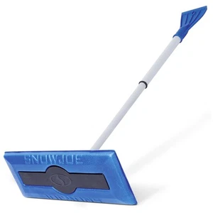 Snow Joe Windshield Ice Scraper, Window Snow Removal Broom, Blue (Open Box) - Picture 1 of 10