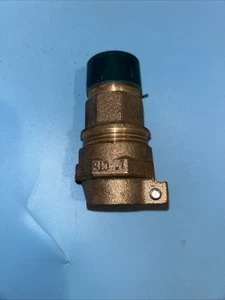 A Y McDonald 1 In. CTS x 1 In. MIPT Brass Low Lead Connector - Picture 1 of 4