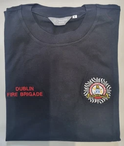 Dublin Fire Brigade T shirt Size XL Colour Navy - Picture 1 of 3