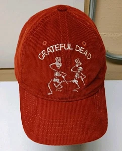Grateful Dead Mütze Kappe orange Cord verstellbarer Riemen sehr guter Zustand - Bild 1 von 5