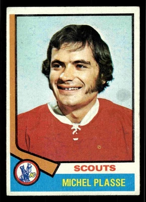 1974-75 Topps Michel Plasse #257 - Kansas City Scouts - Image 1 of 2