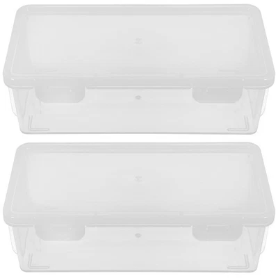 Contenedores herméticos de almacenamiento de pan de plástico para pan de 2 piezas Foto 1 de 4