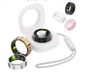 Smart Ring for Women Men, Health Fitness Tracker Ring, IP68 Waterproof Rings, Sl - Picture 1 of 6