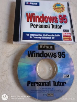 Expert Windows 95 1995 tutor personal disco CD software PC Foto 1 de 2