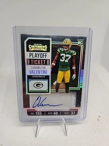 2023 Contenders #174 Carrington Valentine Playoff Ticket Variation Auto /149 SP - Bild 1 von 2