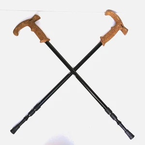 🔥 Paar MountainLife Walker Trekking Wanderstöcke Korkgriff Twistlock 140 cm - Bild 1 von 11