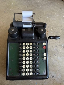 Vintage Burrough's Portable Adding Machine Great Collection Piece - Picture 1 of 17