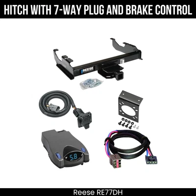 Hitch Tow PKG+ Brake Control For 63-87 Chevy GMC C/K 99-00 Ford F-350 Super Duty - Image 1 of 4