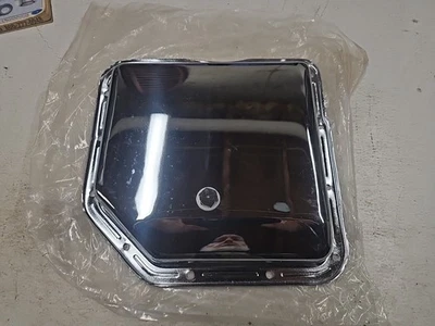 Pan de transmisión cromada Speedway GM Turbo 350 91603199 Foto 1 de 4