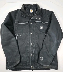 Carhartt Mens Jacket Weatherproof Breathable Coat Quilted Distressed Large Tall  - Picture 1 of 19