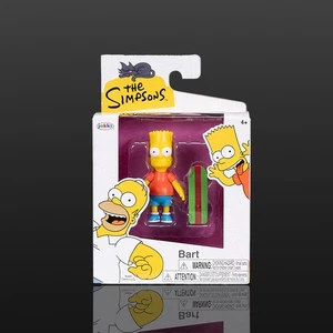 Figura de acción Bart Simpson con monopatín Los Simpson escala 2 1/2" - Imagen 1 de 1