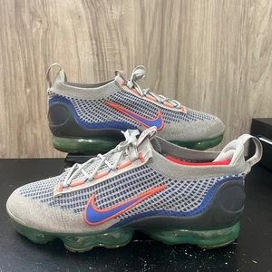 Nike Air VaporMax 2021 FK Flyknit Wolf Grey-Medium Blue, Größe 10,5 DQ3974-001 - Bild 1 von 11