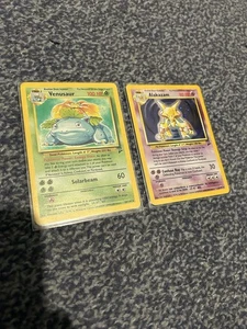 Pokemon TCG WOTC Bundle Base Set 2 Holo Alakazam Venusaur - Picture 1 of 17