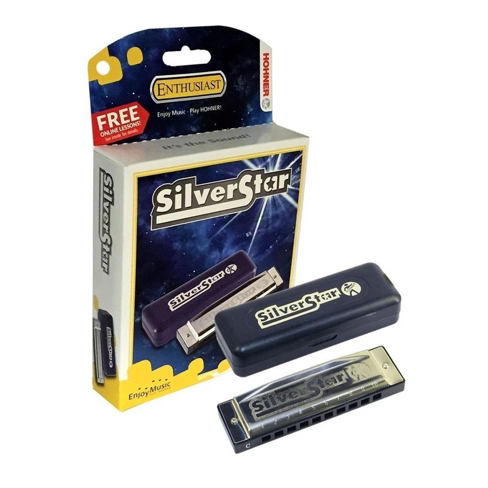 HOHNER Armonica Diatonica a bocca Silver Star in DO - Immagine 1 di 1