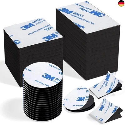 LLNRC 60 Stück Doppelseitiges Klebeband Extra Stark,Schaumstoff  - Bild 1 von 4