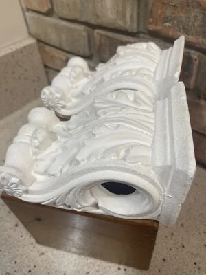 "Juego de 2 soportes para botín de pared aplique cortina cortina griega de 7"" de largo" Foto 1 de 4