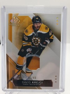 David Krejci 2015-16 SP Game-Used Patch /49