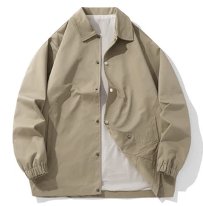 Men's Thin Spring Jacket Lightweight Bomber Jacket Casual Coat US - Picture 1 of 11