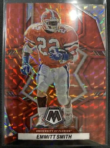 2023 Mosaic Draft Picks Emmitt Smith #93 Red Mosaic Prizm /99 HOF Dallas Cowboys - Picture 1 of 2