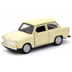 Trabant 601 East Germany Car Model Diecast Cream 1:34-1:39 Scale Welly - Picture 1 of 1