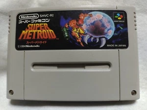 Super Famicom Super Metroid Cartridge ONLY Japan COMBINED SHIPPING - Picture 1 of 4