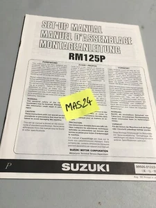 Suzuki RM125 P 1993 RM 125 125RM Manual Preparation Instalacion Manual Montaje - Imagen 1 de 7