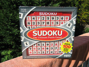 Sudoku The Ultimate Puzzle Game 3D grille de société voyage 100 puzzles ~ Neuf et scellé !