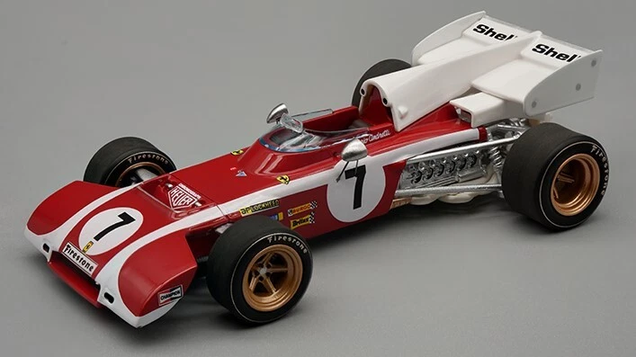 TECNOMODEL TMD4326B FERRARI 312 B2 N.7 SOUTH AFRICA GP 1972 M.ANDRETTI 1:43 - Immagine 1 di 1
